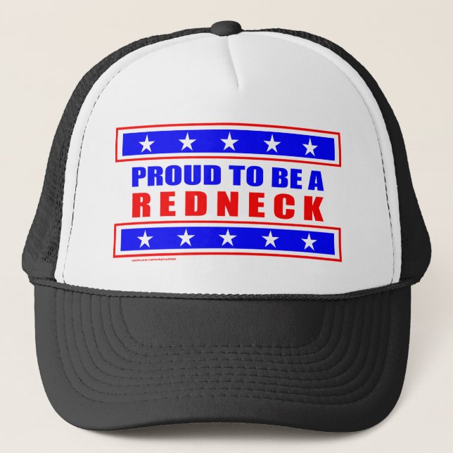 STOLZ, EIN REDNECK-T - SHIRT-ANG-GESCHENKE ZU SEIN TRUCKERKAPPE (Vorderseite)