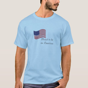 Stolz, ein T - Shirt der amerikanischen Männer zu