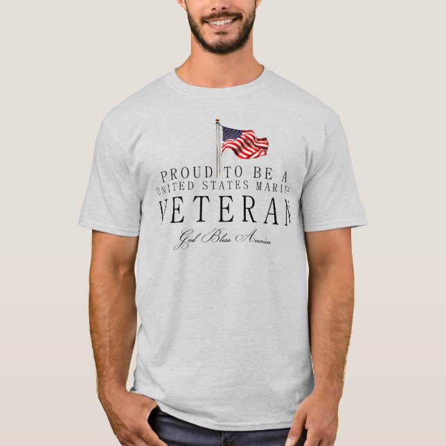 Stolz, ein US-Marineveteran zu sein T-Shirt (Vorderseite)