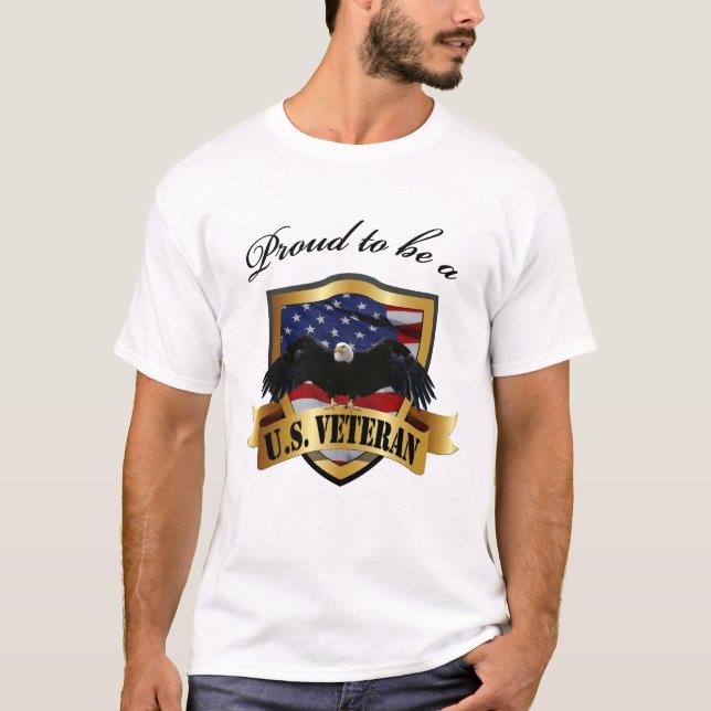 Stolz, ein US-Veteran zu sein T-Shirt (Vorderseite)
