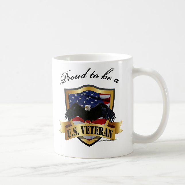 Stolz, ein US-Veteran zu sein Tasse (Rechts)