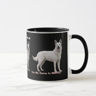 Stolz, ein weißer Schäferhund zu sein! Tasse