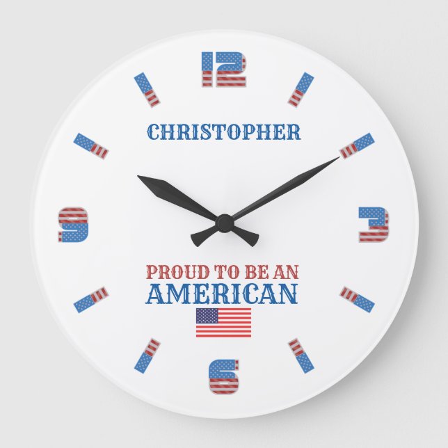 Stolz, eine amerikanische große Uhr zu sein (Vorderseite)