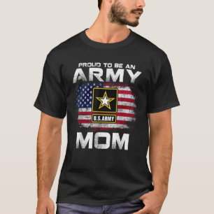 Stolz eine Mama mit amerikanischem Flag Geschenk V T-Shirt