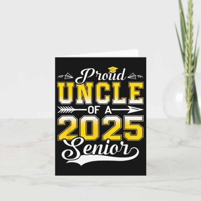 Stolz eines Absolventen 2025 Karte (Vorderseite)