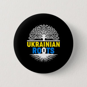 Stolz einheimische ukrainische Ukraine-Flagge ukra Button