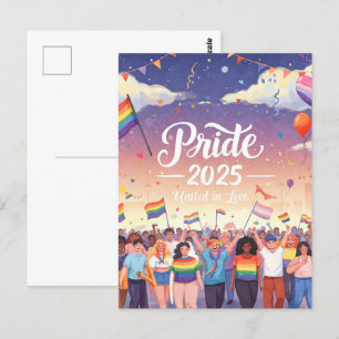 "Stolz - Einigkeit in der Liebe Postkarte