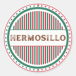 Stolz-Emblem der Stadt Hermosillo – Mexikanische I Runder Aufkleber