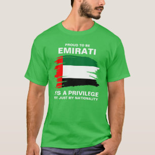 Stolz, Emirati zu sein, das ist ein Privileg T-Shirt