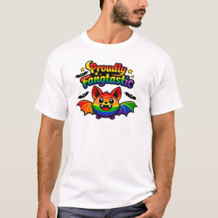 🦇🌈 Stolz Fangtastische Fledermaus T-Shirt