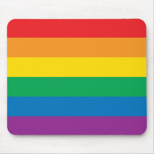 Stolz   Farbige Regenbogenkonstruktion Mousepad