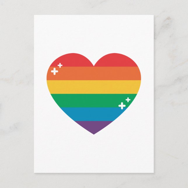 Stolz | Farbige Regenbogenkonstruktion Postkarte (Vorderseite)
