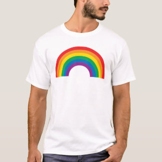 Stolz | Farbige Regenbogenkonstruktion T-Shirt