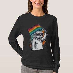 Stolz Faultier Vintage Gravur T-Shirt Design_1
