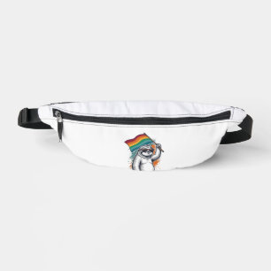 Stolz Faultier Vintage Gravur T-Shirt Design_1 Bauchtasche
