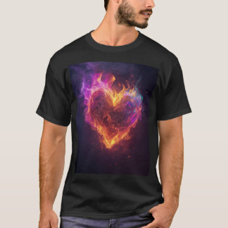 Stolz Feuer Herzen T-Shirt