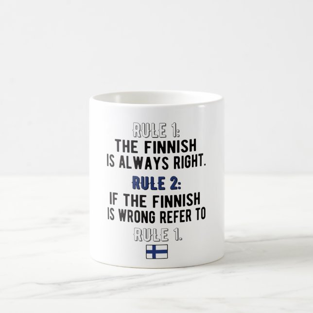 Stolz Finnlands Flagge Finnisches Kulturerbe Kaffeetasse (Mittel)