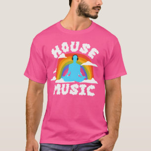 Stolz Frieden Und Liebe Regenbogen Edm House-Musik T-Shirt