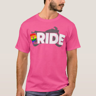 Stolz, Gay Biker, LGBT Motorrad Club, Gay Pride T-Shirt