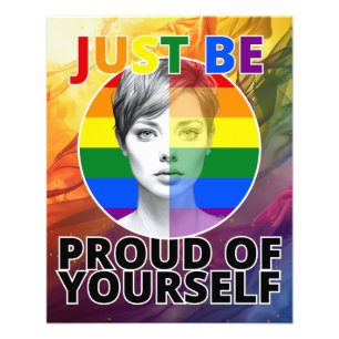 Stolz - Gay Pride Porträt von Frauen Fotodruck
