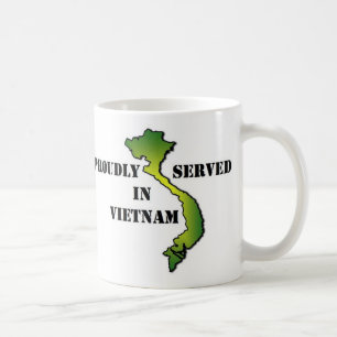 Stolz gedientes Vietnam Tasse