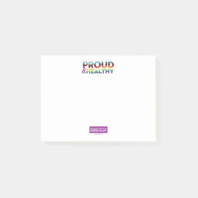 Stolz & Gesunde Post-It® Notizen (Vorderseite)