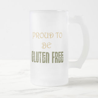 Stolz, Glutenfreie eisige GlasTasse zu sein Mattglas Bierglas