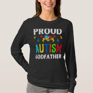 Stolz Gott Vater Autistische Akzeptanz Goddad Man T-Shirt