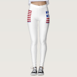 STOLZ, GRIECHISCHER AMERIKANER ZU SEIN! LEGGINGS