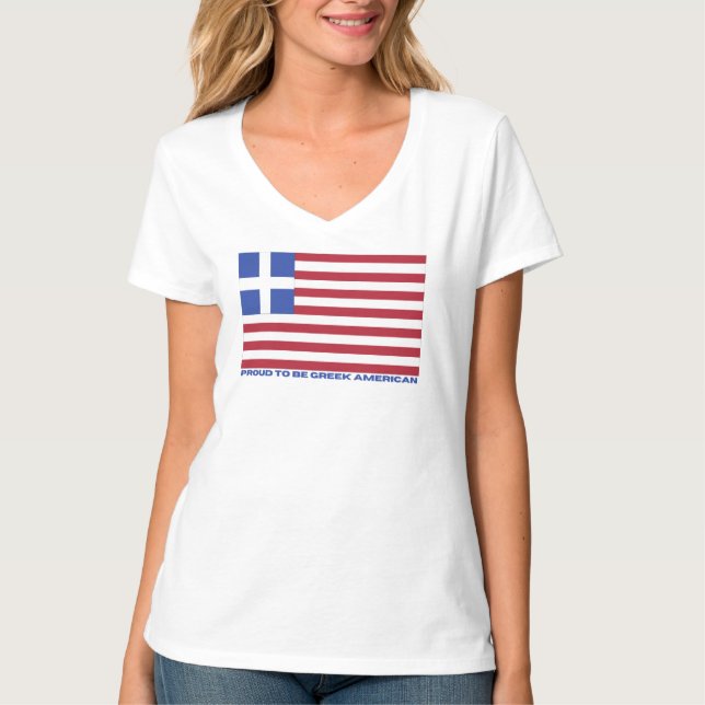 STOLZ, GRIECHISCHER AMERIKANER ZU SEIN! T-Shirt (Vorderseite)