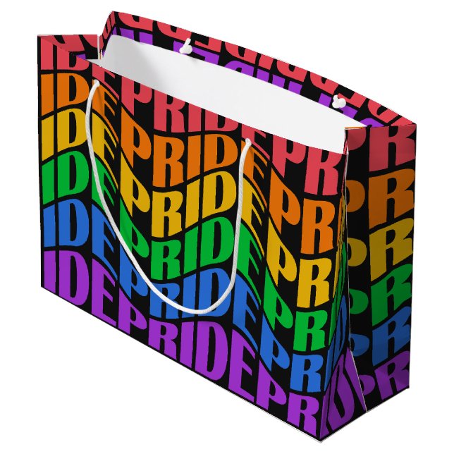 Stolz Große Geschenktüte (Rückseite Schrägansicht)