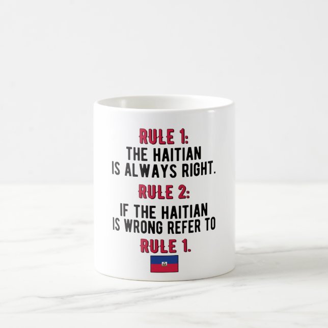 Stolz Haitian Roots Haitianisches Erbe Flag Haitia Kaffeetasse (Mittel)
