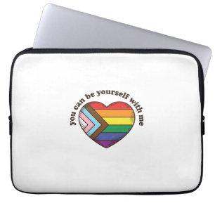 Stolz Herz Du Kannst Du Selbst Mit Mir T-Shirt Des Laptopschutzhülle