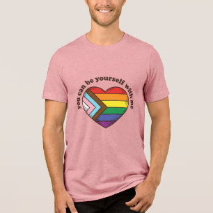 Stolz Herz Du Kannst Du Selbst Mit Mir T-Shirt Des Tri-Blend Shirt