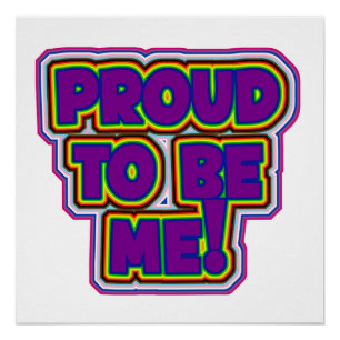Stolz, ich zu sein! - LGBTQ+-Preis Poster