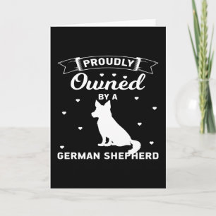 Stolz im Besitz eines Deutschen Schäferhundes Karte