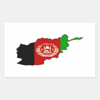 Stolz in Afghanistan Rechteckiger Aufkleber