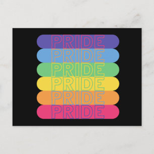 Stolz in Regenbogenfarben Postkarte