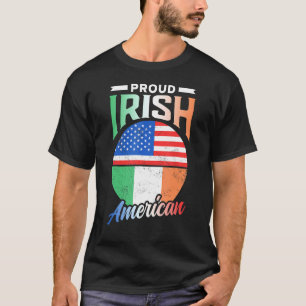 Stolz Irish American Roots Irland Familie USA USA T-Shirt