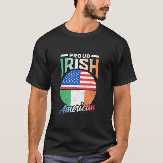 Stolz Irish American Roots Irland Familie USA USA  T-Shirt