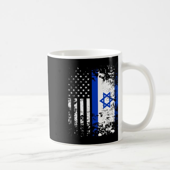 Stolz israelische Flagge Patriotischer Stolz Ameri Kaffeetasse (Rechts)