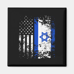 Stolz israelische Flagge Patriotischer Stolz Ameri Magnet