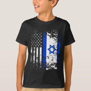 Stolz israelische Flagge Patriotischer Stolz Ameri T-Shirt