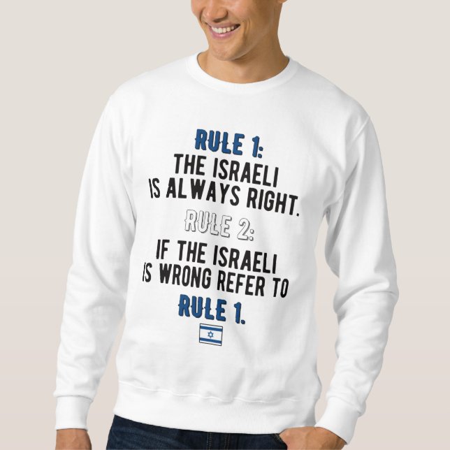 Stolz israelische Wurzeln israelische Flagge israe Sweatshirt (Vorderseite)