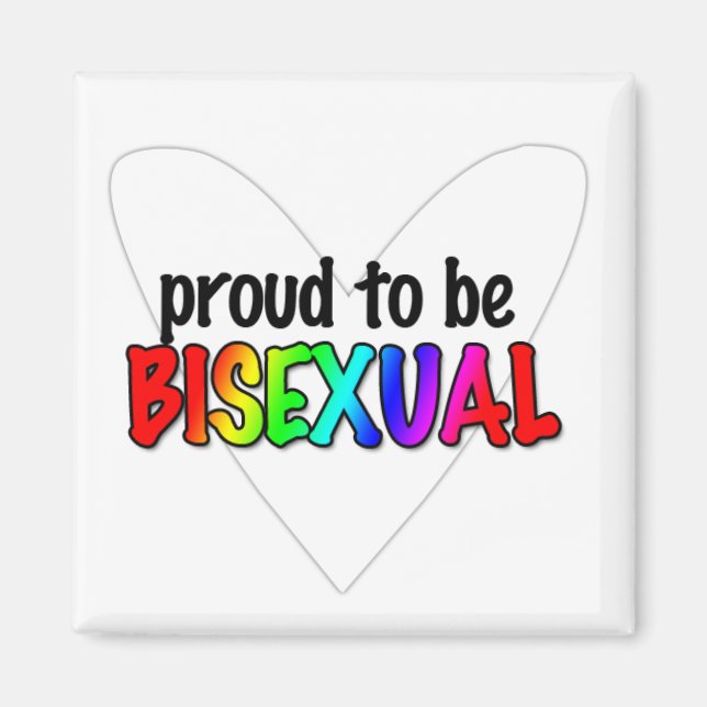 Stolz ist Bisexual Magnet (Vorne)