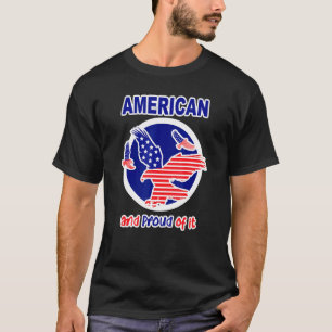 Stolz ist ein amerikanischer Patriot Red White Blu T-Shirt