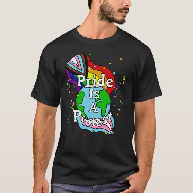 Stolz ist eine protestantische LGBT-Feier T-Shirt (Vorderseite)