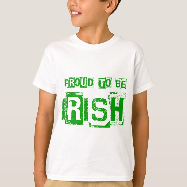 Stolz ist Irish St. Patrick Tagesgeschenk T-Shirt (Vorderseite)