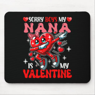 Stolz ist meine Nana mein Valentinstag Dabbing Her Mousepad