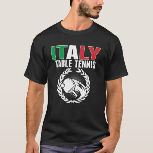 Stolz Italien Tischtennis Italienisches Ping Pong  T-Shirt